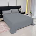 thumbnail image 4 of Aodebiao ​​Double Brushed Polyester Bed Sheet - Queen Size (98x90in) - Ultra Soft Solid Color Dorm Sheet Set - Wrinkle & Shrink Resistant (8 Colors)​​, 4 of 8