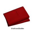 thumbnail image 3 of yulier 2Pcs Microfiber Queen Pillow Cases, Solid Color Super Soft Skin-friendly Cozy Pillowcases with Envelope Closure, Wrinkle, Fade and Stain Resistant Pillow Covers, 20x36, Red, 3 of 5