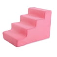 thumbnail image 2 of Xuanheng Balanced Pet Steps Non Slip Dog Steps for Small Dogs and Cats High Beds Couch Pink 4 Steps, 2 of 8