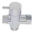 thumbnail image 3 of Shower Head Splitter, Three Way Water Separator ABS Widely Use Polished   Plating  For Bathroom For Shower Heads, 3 of 8