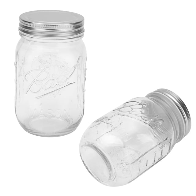 Akozon Pot de Rangement Alimentaire de 500 ml en Verre Transparent avec Couvercle Scellé, Conçu pour Entreposer le Miel, la Confiture, les Aliments Secs et Plus. le Pot Présente un Matériau en Verre Non Toxique et Sans BPA Qui Est Résistant aux Fissures et Sécuritaire pour Faire Bouillir Ou Congélation. Il a une Ouverture de Format Standard pour un Remplissage et un Nettoyage Faciles, et Son Joint Hermétique Assure un Rangement Étanche. le Pot Mesure Environ 13x7 cm (5.1x2.8 Po) et Pèse 343 g (12.1 Oz). Convient pour