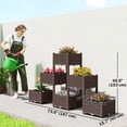 thumbnail image 3 of Outsunny Jardinière Surélevée avec Pattes, Bacs de Plantation Surélevés à Arrosage Automatique, 3 of 10
