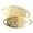 Embossed Heart Filigree | Impact Engraving, variant on MedicEngraved Yellow Gold Stainless Steel Custom Medical Alert Bracelet - 5mm Curb Link