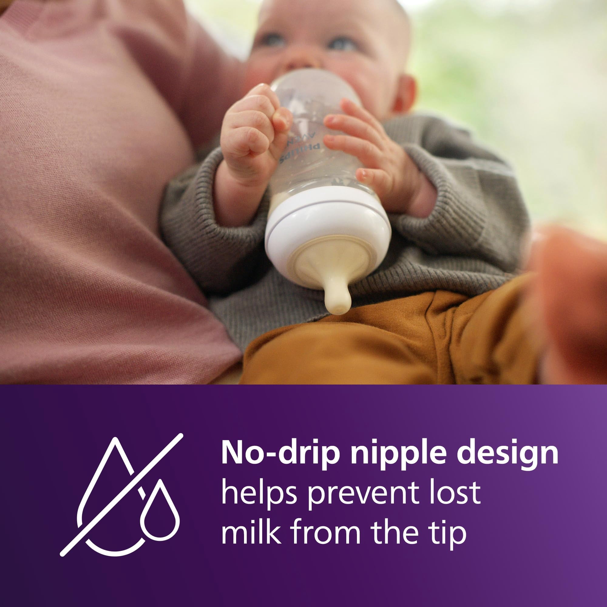 Philips Avent Natural Response Nipple Flow 2, 0M+, 2 pack, SCY962/02
