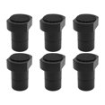 thumbnail image 1 of S SERENABLE 6Pcs Workbench Bench Dogs Table Brake Woodworking Stop for Dog Hole Clamping Black 19mm, 1 of 7