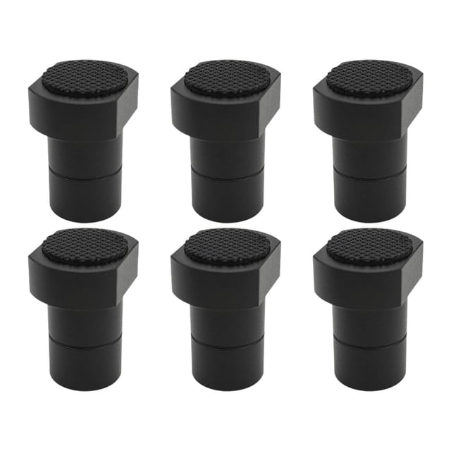S SERENABLE 6Pcs Workbench Bench Dogs Table Brake Woodworking Stop for Dog Hole Clamping Black 19mm