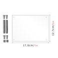 thumbnail image 1 of Acrylic Photo Frame Poster Certificate Holder Display Stand Desktop Ornament, 1 of 5