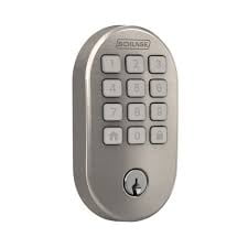 Schlage Arrivée Serrure Intelligente Électronique Wi‐Fi Pêne Dormant Remsen Nickel Satiné