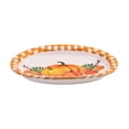 thumbnail image 3 of Way to Celebrate 8 Counts Oval Pumpkin Pie Plate, 3 of 5