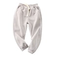 thumbnail image 1 of Toddler Boy Girl Sweatpants Athletic Joggers Pants Solid Color Elastic Waist Track Pants Spring Clothes, 1 of 3