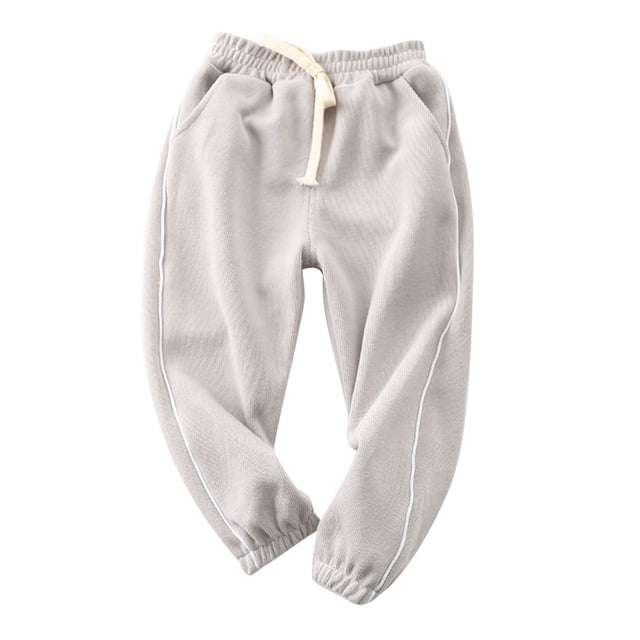Toddler Boy Girl Sweatpants Athletic Joggers Pants Solid Color Elastic Waist Track Pants Spring Clothes