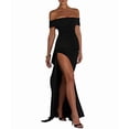 thumbnail image 2 of Off the Shoulder Wedding Guest Dress Bodycon High Split Formal Dress Cocktail Party Prom Long Dresses, 2 of 9