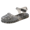 thumbnail image 1 of Sandales en Gelée pour Fille Taille 2 Chaussures de Course pour Filles Chaussures Fermées pour Filles Princesse à Enfiler Chaussures d'Été de Robe Chaussures de Plage pour Filles 12 Sandales Plates, 1 of 9