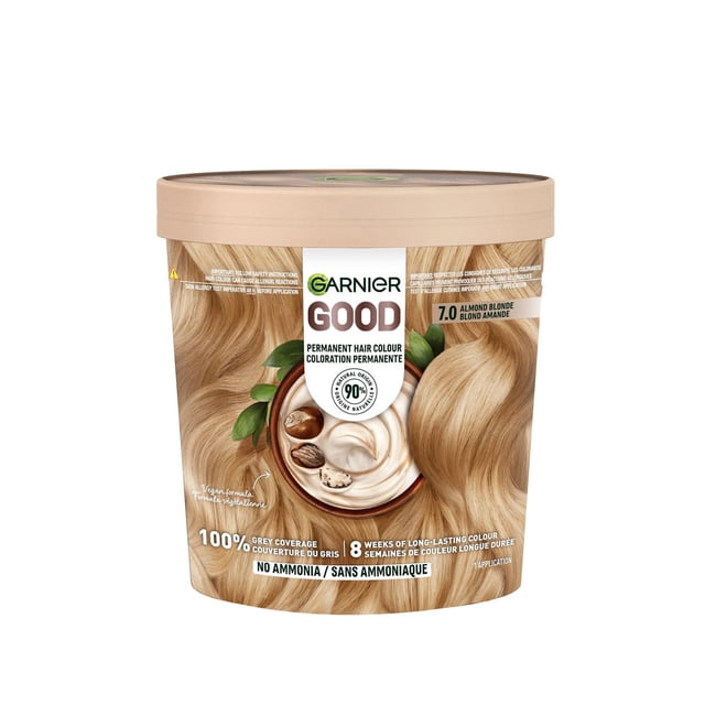 Garnier GOOD, Permanent Hair Dye, 100% Grey Coverage, No Ammonia, 1 unit