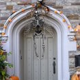 thumbnail image 1 of Halloween Skeleton Prop, Human Full Size Skull Hand Garden Model Decor, Life Size Realistic Human Bones, Can be Suspended from Ceiling, Suitable for Halloween or Prank Themes (D), 1 of 6