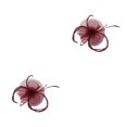 thumbnail image 2 of pitrice 1/2/3/5 Maille Fascinator Femmes Coiffe Prom Maquillage Nuptiale Scène Réglable Performance Photo Coiffe Fille Bande de Cheveux Vert 2PCS, 2 of 6