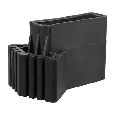 MasteelfCA 4pcs Useful Folding Ladder Feet Protective Covers Ladder Accessories (Black)