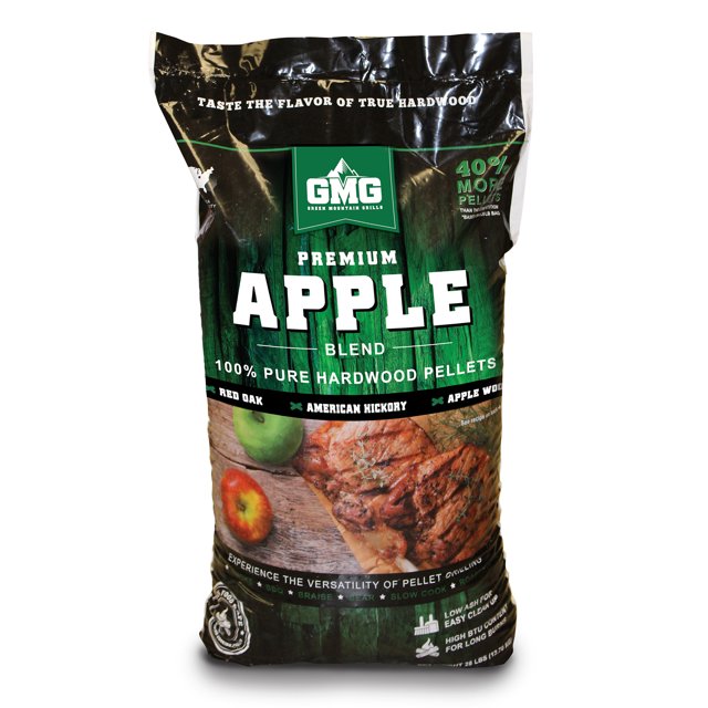 Green Mountain Grills Premium Apple Pure Hardwood Grilling Cooking Pellets