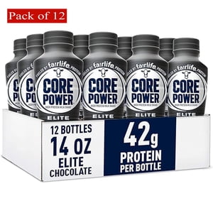 Core Power Shake à haute teneur en protéines 42g Chocolat protéinique (12x414ml)