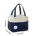 thumbnail image 3 of LSLJS Lunch Bag Large Capacity Insulated Bag Portable Bento Box Bag Picnic Storage Bag Home Accessories, 3 of 6