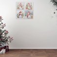 thumbnail image 3 of Canvas Wall Art Snowman - Set of 4, 3 of 4