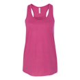 thumbnail image 1 of Bella Ladies Flowy Racerback Tank, L, Berry, 1 of 2