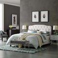 thumbnail image 3 of Modway Amira King Modern Style Performance Velvet Bed in Ivory, 3 of 8