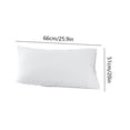 thumbnail image 2 of Czzoypi Pillow Covers (White), Body Pillow Pillowcase Medium Cool Pillowcase Pillow Pouch Brushed Fabric Pillowcase Cool Pillowcase Suitable For Sound Sleepers Soft Breathable Pillowcase Envelope, 2 of 6