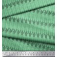thumbnail image 2 of Soimoi Green Velvet Fabric Giraffe Animal Print Sewing Fabric BTY 58 Inch Wide, 2 of 3