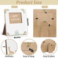 thumbnail image 2 of Hatzelou Baby Sonogram Picture Frame, Elephant Design Sonogram Frame, Pregnancy Milestone Keepsake 4.3 * 5.3 IN Photos, 2 of 6