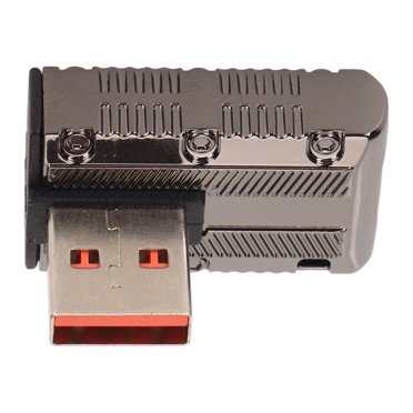 USB Male To Type C Female Adapter, Right Angle Lightweight Zinc Alloy Shell Plug and Play USB To USB C Adapter for Cell Phones
