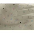 thumbnail image 4 of oneOone Georgette Viscose Fabric Easter Egg|Floral & Rabbit Animal Decor Fabric Printed BTY 42 Inch Wide, 4 of 4