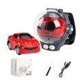 thumbnail image 1 of TIMIFIS Toys Mini Remote Control Watch Car Toy 2.4GHz Wrist Racing Car Watch USB Charging Cartoon Small RC Interactive Gift Boys Girls Birthday Sports Outdoor Toys - Summer, 1 of 1