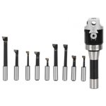 Cutter ennuyant, Ensemble d'outils Micromètre règle stricte de plomb pour outil