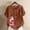 Coffee Women Clothing, variant on Deals of The Day Clearance Iumwxz Loose Fit Casual Plus Size Blouses Ornamental Buttons Women Clothing Floral Graphic Tee Tops Short Sleeve Round Neck T Shirts for Ladies Street Wear