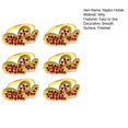 thumbnail image 5 of MesaSe Serviette Buckle 6Pcs Multi-purpose Reusable Unique Wedding Banquet Party Heart Serviette Buckle, 5 of 5