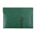 thumbnail image 2 of Clearance! Leather File Bag A4 File Bag Briefcase Button Business Office Storage Portable Large Capacity Folder Deals of The Day Delivery Today Items #76, 2 of 7