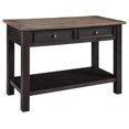 thumbnail image 1 of Signature Design by Ashley Tyler Creek Table de Canapé Style Ferme Moderne, Brun et Noir, 1 of 2