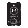 thumbnail image 1 of 100 PCS Thank You for sharing our special day Custom Made Hang Tags Personalized Wedding Favor Gift Paper Tags, 1 of 1