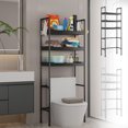 thumbnail image 1 of Wzzjkit Storage Rack Over The Toilet Stainless Steel 3-layer Bathroom Storage Rack Bathroom Storage and Storage Can Accommodate Toiletries and Daily Necessities, 1 of 7
