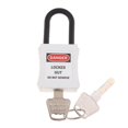 thumbnail image 3 of Baohd PL38-KD 38 mm PVC Curved Safety Lockout Padlock White, 3 of 8