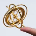 thumbnail image 2 of Scientific Educational Metal Finger Gyroscope Gyro Top Pressure Metal Educational Relieve Classic Toy Traditional Learning Toy For Kids, 2 of 7