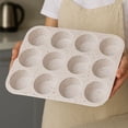 thumbnail image 5 of Fesfesfes Silicone Cake Molds Baking Tools Kitchen Bread Molds Non Stick for Cake Bread Muffin Oven Microwave Safe Easy to Clean Home Baking Accessories, 5 of 5