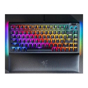 Razer BlackWidow V4 75% Mechanical Gaming Keyboard: Hot Swappable Design - Compact &amp; Durable - Orange Tactile Switches - Chroma RGB - Roller &amp; Media Keys - Wrist Rest - Snap Tap -