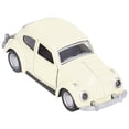 thumbnail image 3 of Voiture Miniature Moulée sous Pression, Modèle de Voiture à Portes Ouvrables à Rétrofriction pour Collection pour Enfants Beige, 3 of 8