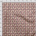 thumbnail image 3 of oneOone Viscose Chiffon Fabric Leaves & Floral Block Fabric Prints By Yard 42 Inch Wide, 3 of 4