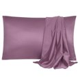 thumbnail image 1 of Unique Bargains Luxury Satin Pillowcase Cool Silk Pillow Case Cover, 1 of 9