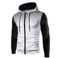 thumbnail image 2 of QIPOPIQ Ensemble de Survêtement pour Homme 2 Pcs Tenue Décontractée à Contraste Sports Jogging Ensembles de Survêtements Liquidation, 2 of 4