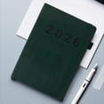 thumbnail image 3 of 2026 Daily Planner Notebook, Vertical Patterned , Strap Closure Security, Annual Calendar Pages, A5 Portable Size Schedule Management Tool, 3 of 6