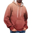 thumbnail image 1 of LIaqionyy Mens Hoodies Sweatshirts Casual Drawstring Pullover Long Sleeve Sweatshirt Tops with Pockets, 1 of 5